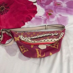 Monogram Pink Fanny Pack